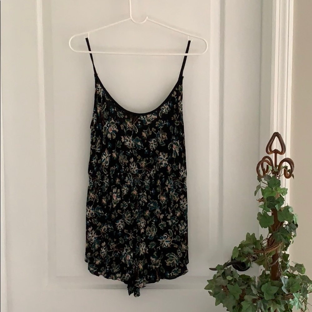 Urban Outfitters Ecote Bohemian Floral Romper